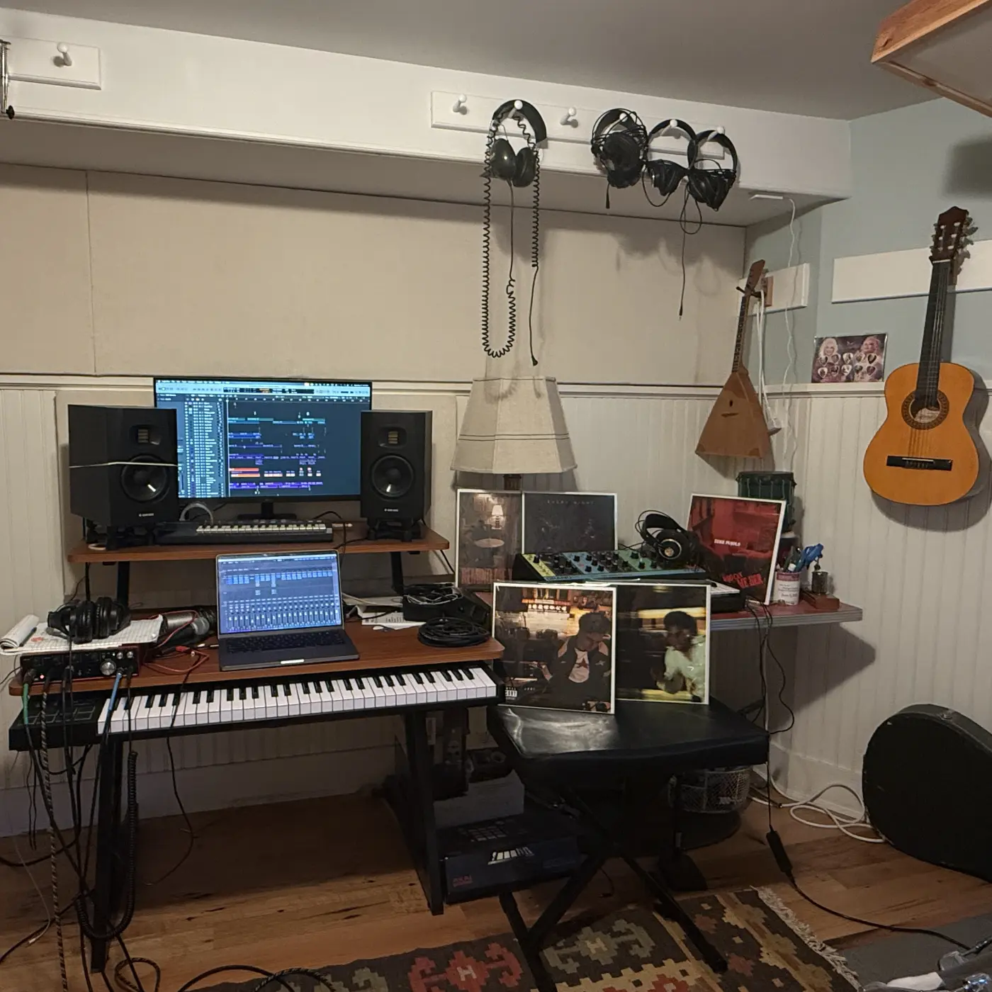 The Vault studio desk with hidden links